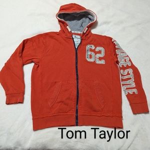Tom Taylor youth Hoodie. Orange. Size Medium.